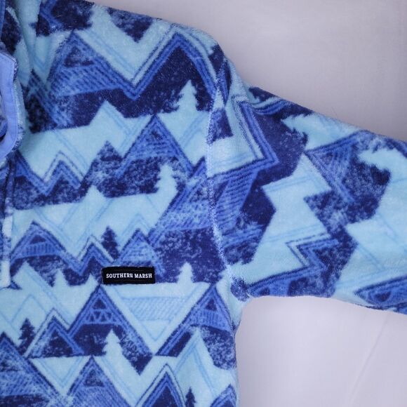 Southern Marsh Jacket Mens XS Blue North Basin Fleece - Picture 5 of 12